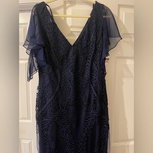 Cachet Evening Gown, Navy in color.  New with tags.  Size 16.